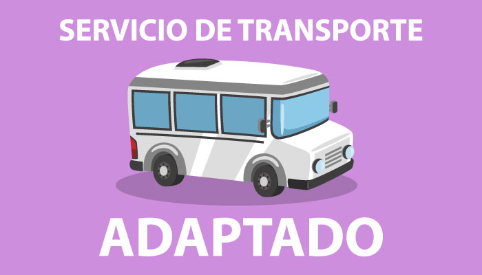 Servicio de transporte adaptado