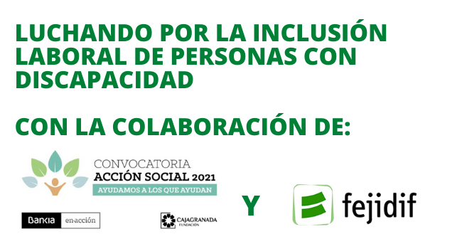 FEJIDIF pone en marcha el Proyecto Luchando por la Inclusión Laboral de Personas con Discapacidad