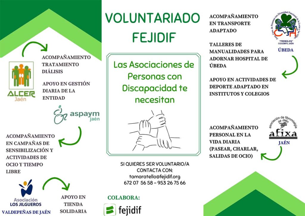 Voluntariado FEJIDIF. Las asocAlcer Jaén: acompañamiento al tratamiento de la diálisis